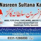 Profile Photo of Dr. Nasreen Sultana Kakar Gynecologist Quetta