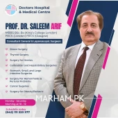 Profile Photo of Prof. Dr. Saleem Arif General Surgeon Lahore