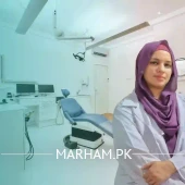 Profile Photo of Dr. Aayisha Quddus Dentist Rawalpindi